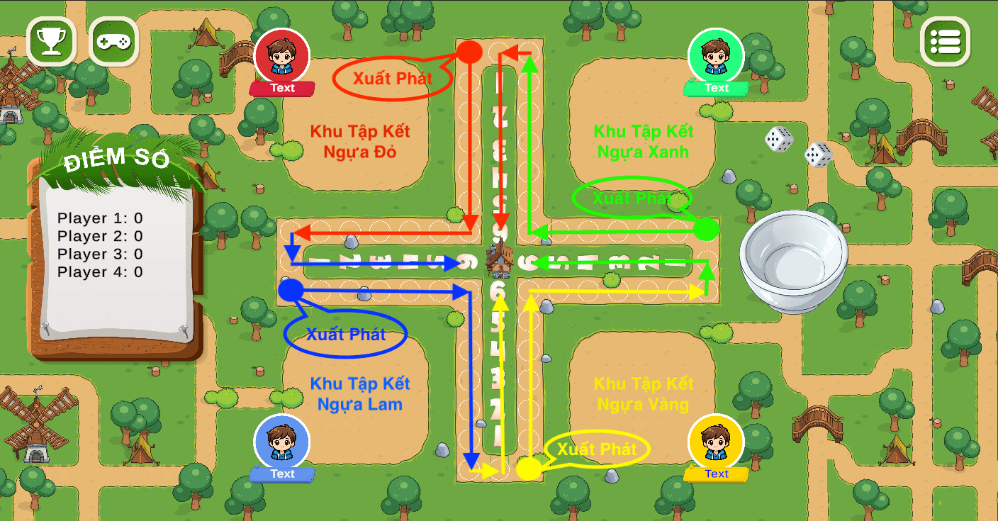 Cờ Cá Ngựa board